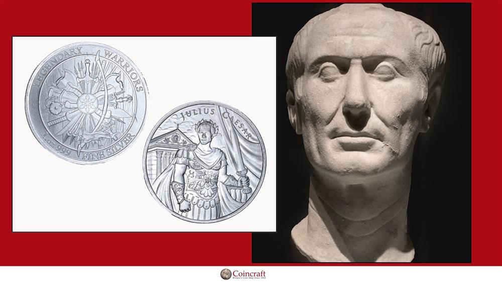 1 Ounce Round Honouring Julius Caesar (Former Emperor of Rome)